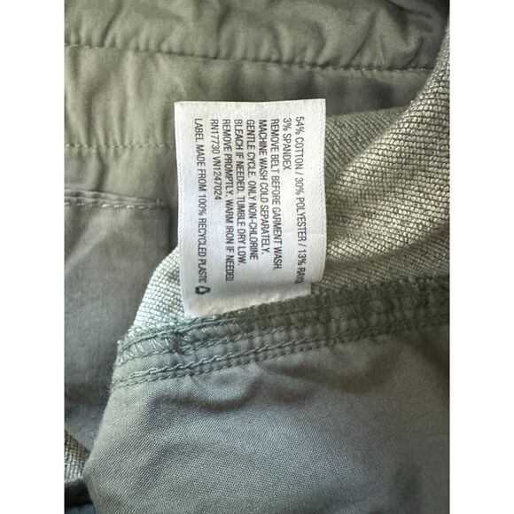 A New Day Womens Plus Size Olive Green Chino's Flat Front Slash Pockets Size 18W - Picture 4 of 4